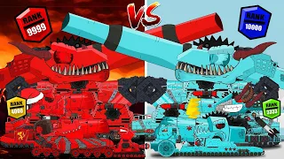 Эволюция гибридов Адский Левиафан vs Ледяной Левиафан - Мультики про танки