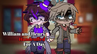 William and Henry Handcuffed For A Day // Gacha FNaF // Afton Family // Angst?