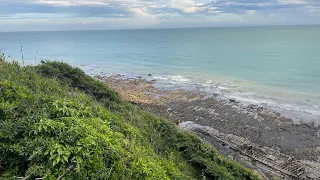 Walking with the Beard.  Langdon bay and the wreck of the SS Falcon