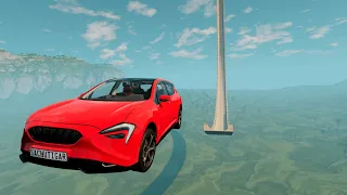 Epic High Speed Car Jumps #4 BeamNG Drive DrivingBoomCrash