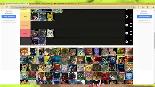 warrior cats tier list i don't know most of them ahhhh