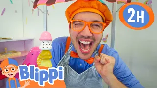 Blippi Has Fun in Candyland! | Blippi's Playtime Videos | Colorful Show for Kids