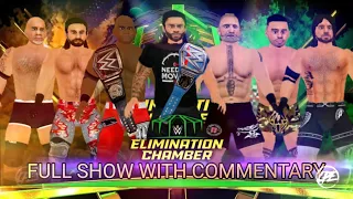 WR3D 2k22- Elimination Chamber 2022 full show prediction (with commentary)