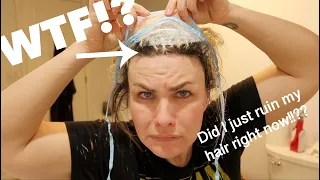 Bleaching My Hair With A Cap! Did I Just Ruin My Hair!?