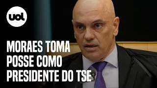 Alexandre de Moraes toma posse no TSE: Assista ao vivo à cerimônia