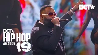 Rick Ross & T-Pain Hit Stage To Perform Maybach Music, Boss & More! | Hip Hop Awards ‘19