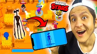 GECE 3'te BRAWL STARS SİREN HEAD ÇAĞIRDIM !