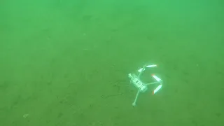Подводный поиск квадрокоптера