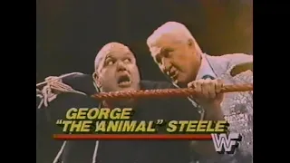 Iron Sheik, Nikolai Volkoff, & George Steele in action   Championship Wrestling April 27th, 1985