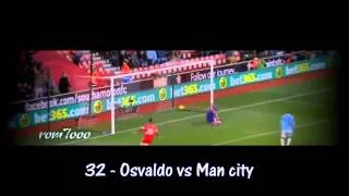 Goal ! Pablo Osvaldo FC Southampton against Manchester City