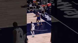 Jokic BULLIES his way into a NO-LOOK DIME to AG for a WILD POSTER on Rudy!🤭 #shorts