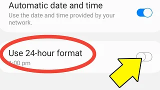 Samsung Time Setting 24 Hours | How To Change 24 Hours Format Into 12 Hours Format In Samsung