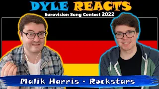 GERMANY EUROVISION 2022 REACTION: Malik Harris - Rockstars #DyleReacts