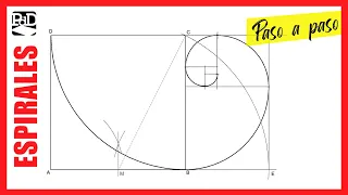 Espiral Áurea o Espiral de Fibonacci, Durero (Espirales en Dibujo Técnico - Curvas Técnicas).