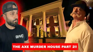 THE MAN THAT LIVES IN THE HAUNTED AXE MURDER HOUSE ALONE!! (TERRIFYING)