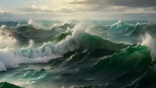 Rough Ocean, Close Detail | Free 4K Video [AI-Generated]