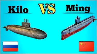 Chinese Ming Class VS Russian Kilo Class Submarine - Navy