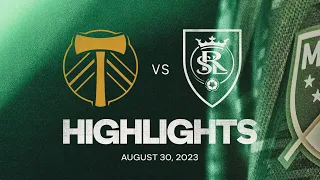 HIGHLIGHTS | Portland Timbers vs. Real Salt Lake | August 30, 2023