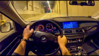 BMW 7 Night | POV Test Drive #493 Joe Black