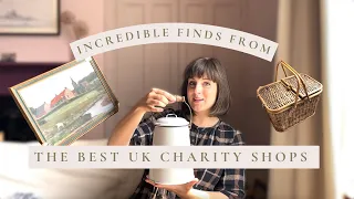 Come thrift with me in the best charity shops in the UK! | Cottage style thrift haul