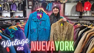 Asi son las TIENDAS DE ROPA USADA EN NUEVA YORK | VINTAGE