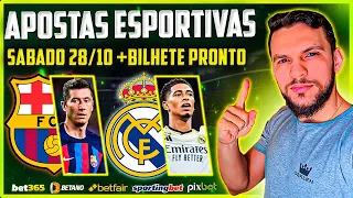 [APOSTAS ESPORTIVAS] Palpites para SÁBADO dia 28-10-23 ⚽💰✅