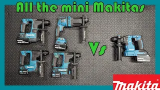 Mini Makita rotary hammer showdown (DHR183 vs the rest)