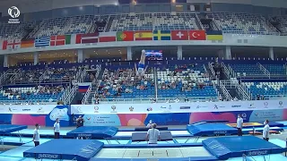 Kirill KOZLOV (RUS) - 2021 junior European bronze medallist, Trampoline