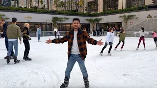 Rockefeller Center Ice Skating On the Opening Day 2023