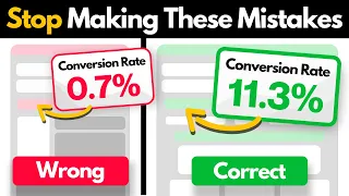 These Mistakes KILL Conversion Rates