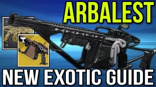 How to Get ARBALEST EXOTIC FUSION RIFLE & Catalyst in 2023! NEW EXOTIC Quest Guide! [Destiny 2]