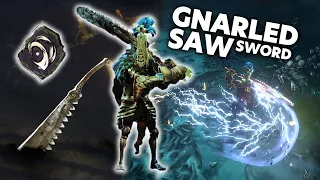 Gnarled Saw Two-Handed Great Sword No Rest For The Wicked FOCUS AND STAMINA BUILD - Patch 2