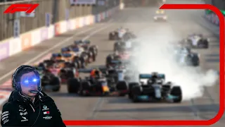 Lewis Hamilton's Lockup in Baku (Formula 1 meme)