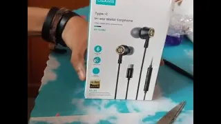 Unboxing ! Review EP43 Type C In Ear Metal Earphone