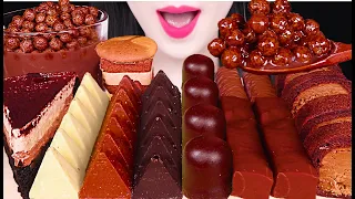 ASMR DARK&MILK CHOCOLATE *CHOCOLATE BAR, CHOCOLATE BALLS, TOBLERONE, MALTESERS 초콜릿 먹방 JANE ASMR 제인