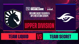 Dota2 - Team Secret vs. Team Liquid - Game 2 - DreamLeague S15 DPC WEU - Upper Division