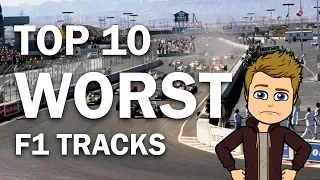 Top 10 WORST Formula One Tracks