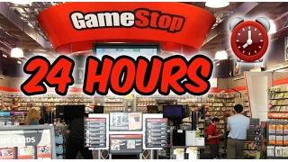 (KICKED OUT!) 24 HOUR OVERNIGHT in GAMESTOP FORT | OVERNIGHT CHALLENGE in GAMESTOP GONE WRONG