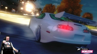 Стритрейсинг на Toyota Supra - Forza Horizon на Xbox One + руль Fanatec CSL Elite