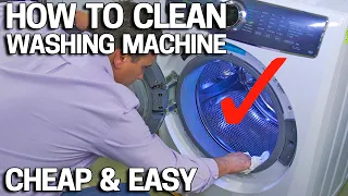 How to Clean a Washing Machine CHEAP & EASY No More Smell!