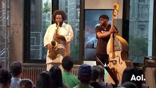 Kamasi Washington and Miles Mosley Perform LIVE on AOL BUILD