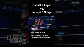 Raquel Rodriguez & Aliyah vs. Sonya Deville & Natalya | #SmackDown August 26, 2022 #Shorts #WWE