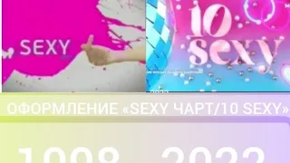 Все заставки «Sexy чарт/10 sexy» (МУЗ-ТВ, 1998 - 2022)