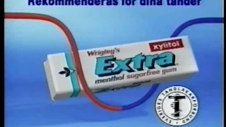 Extra tuggummi  (TBC image)     TV5 reklam     Fre 9 oktober 1998