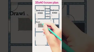 25x40 House Design 3D |🔥🔥1000 sqft | 111 gaj | 3BHK | Modern design | Terrace Garden | 8X12 Meters