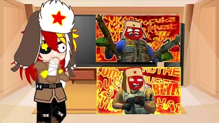 The countryhumans react to USSR shenanigans