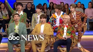 BTS, one of the hottest music groups in the world, speaks out on 'GMA'