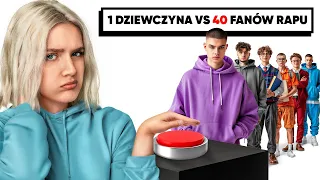 1 DZIEWCZYNA vs 40 FANÓW RAPU! RANDKA W CIEMNO