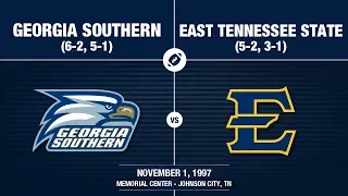 1997 Week 10 - Georgia Southern at East Tennessee State