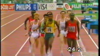 Mondiali ROMA 1987   finale 800m M    Billy  Konchellah, Peter Elliott   Archivio Storico  Augusto V